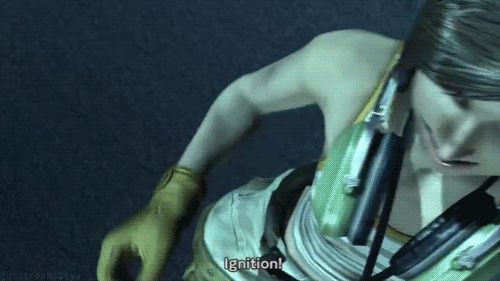 1girl, animated, animated_gif, breasts, metal_gear_(series), metal_gear_rising, small_breasts, sunny_gurlukovich