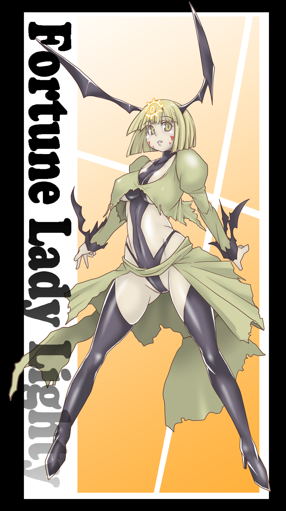 1girl, blonde_hair, breasts, duel_monster, female, fortune_lady, fortune_lady_light, large_breasts