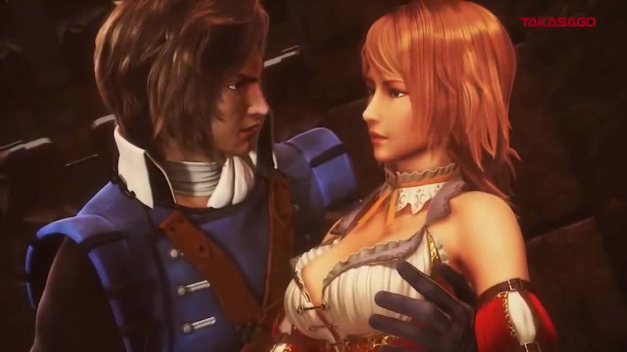 1boy, 1girl, 3d, bare_shoulders, breasts, brown_hair, carrying, castlevania
