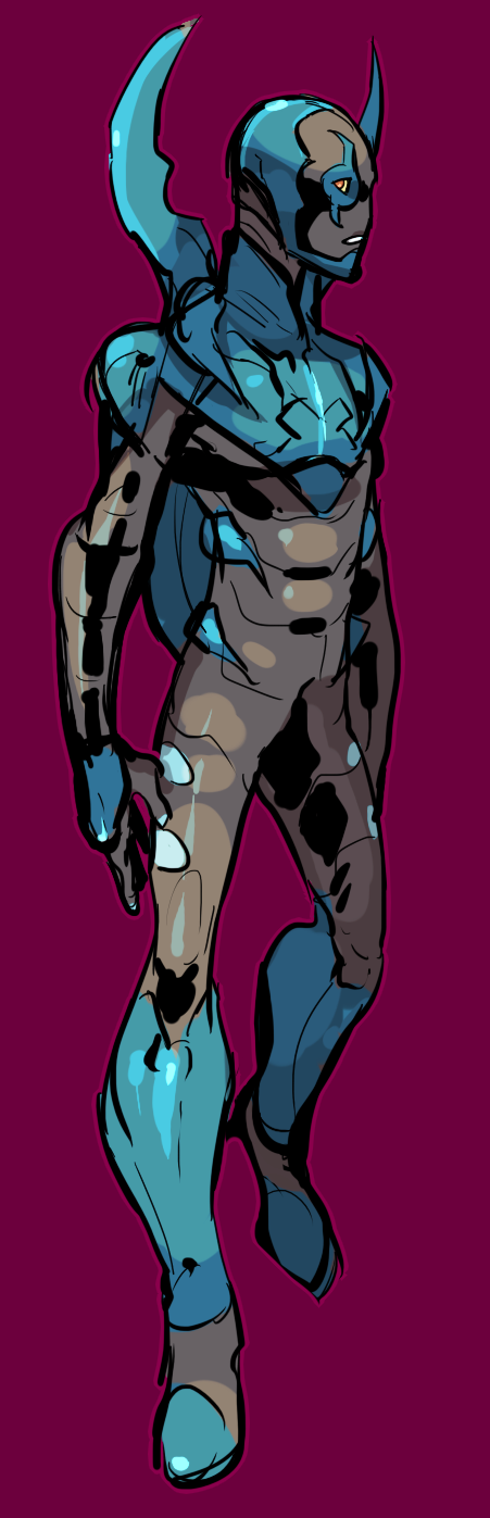 1boy, armor, blue_beetle, dc_comics, helmet, jamie_reyes, mask, power_armor