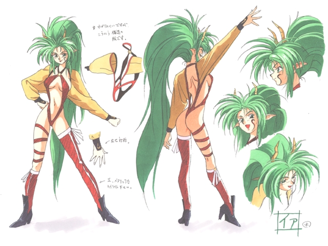 1girl, ass, asymmetrical_clothes, bikini, breasts, concept_art, female, green_eyes