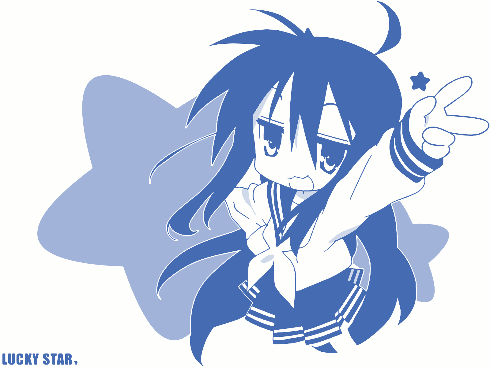 izumi_konata, lucky_star, polychromatic, tagme, white