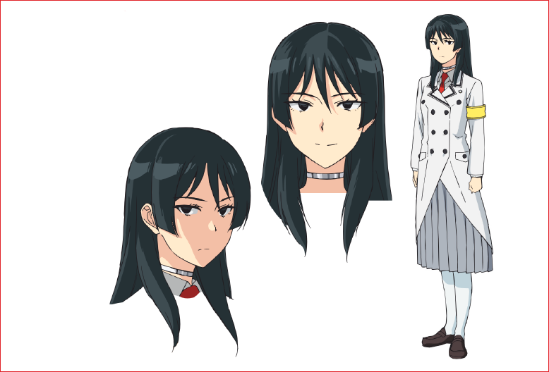 1boy, androgynous, black_hair, concept_art, long_hair, long_skirt, official_art, shimoneta_to_iu_gainen_ga_sonzai_shinai_taikutsu_na_sekai