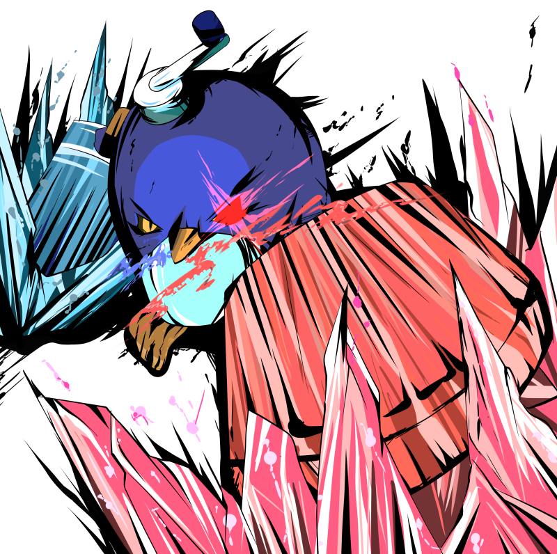 aura, bandai, bird, daipenmon, digimon, energy, evil, food