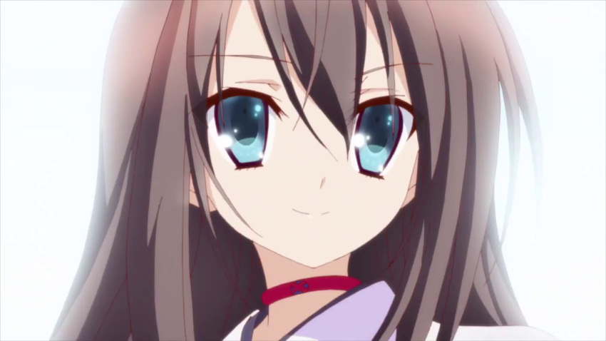 1boy, 1girl, androgynous, brown_hair, cyan_eyes, gradient, gradient_background, kazehaya_kamito