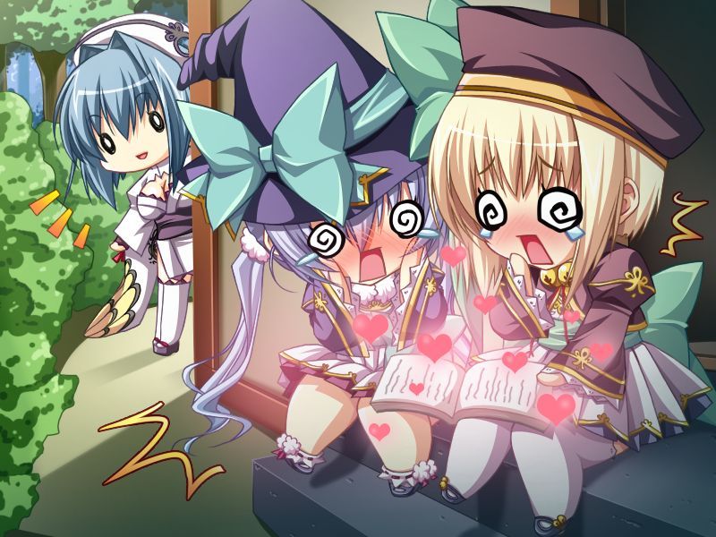 chibi, chouun, game_cg, heart, houtou, koihime_musou, koumei, shokatsuryou