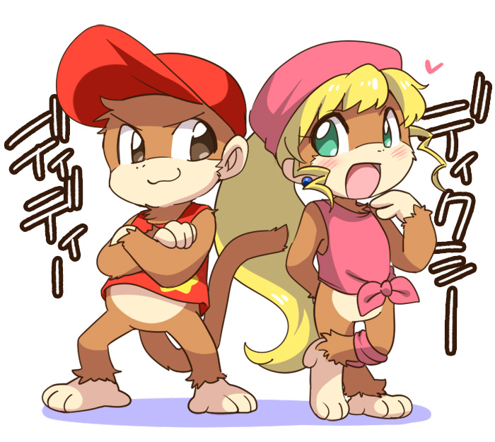 1boy, 1girl, :3, :o, arm_behind_back, barefoot, baseball_cap, beret