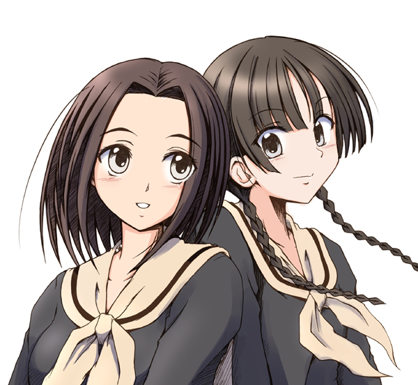 2girls, arima_nana, maria-sama_ga_miteru, multiple_girls, sasaki_akira_(ugc), shimazu_yoshino