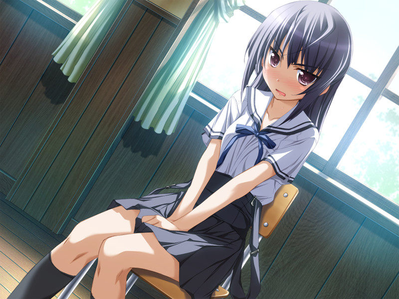 1girl, angry, ashita_no_kimi_to_au_tame_ni, blush, chair, dutch_angle, eroge, game_cg