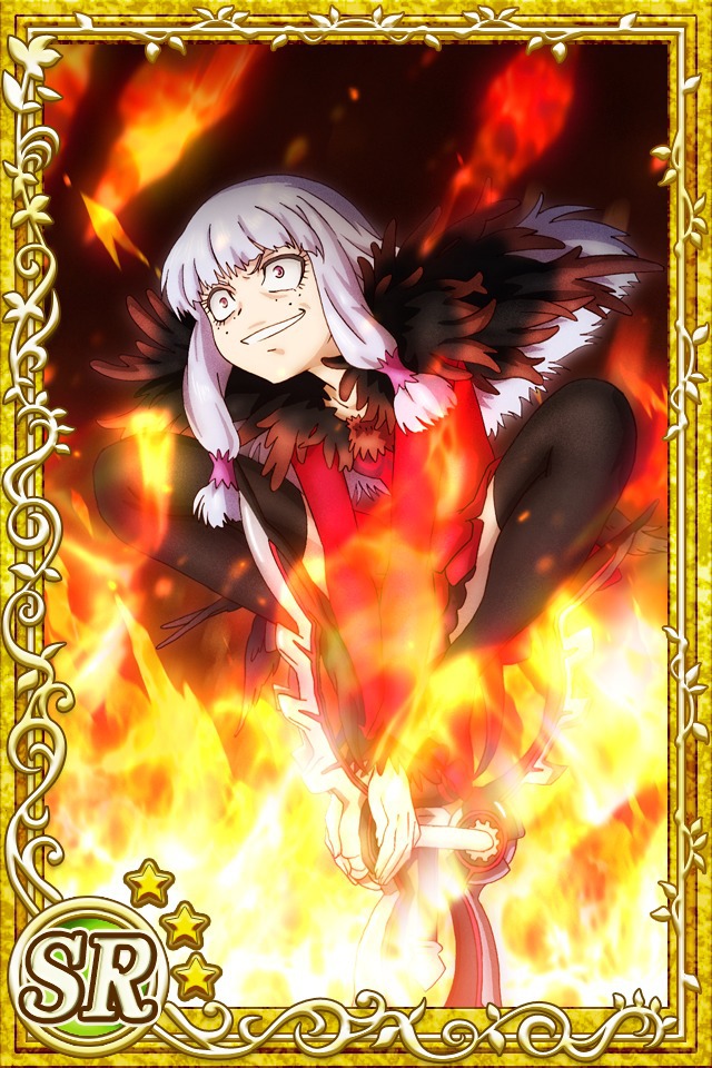 1girl, agria_(tales), albino, freckles, grin, long_hair, official_art, red_eyes