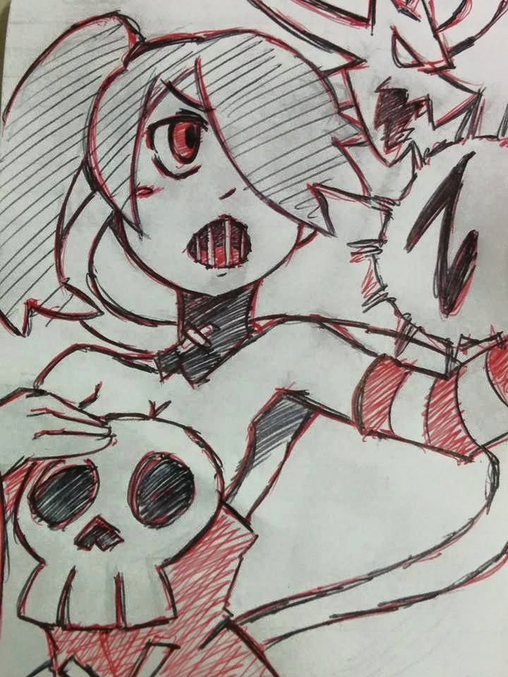 1girl, breasts, skullgirls, squigly_(skullgirls), tagme, uverdreams