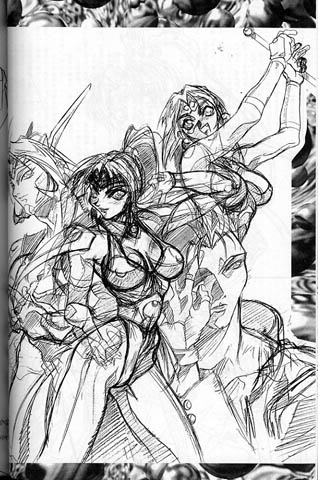 90s, armor, choujin_gakuen_gowcaizer, drawing, everyone, gowcaizer, hishizaki_shaia, lowres