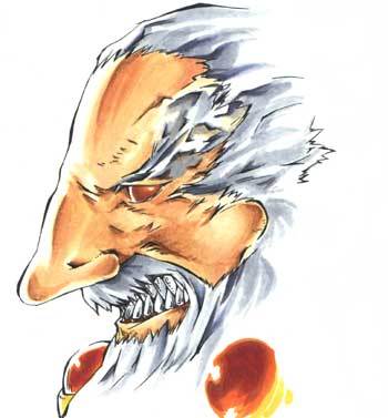 1boy, barbamon, demon, digimon, fangs, kin, lowres, male_focus