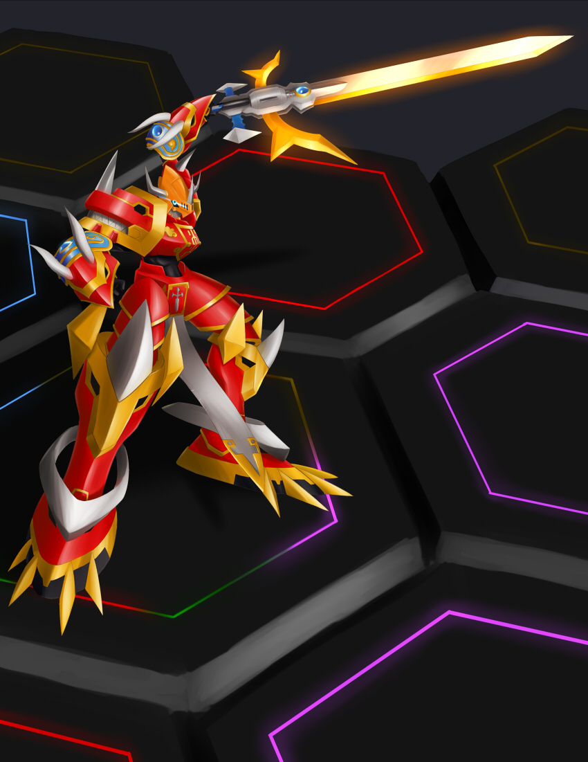 00s, armor, claws, digimon, digimon_frontier, full_armor, horns, kaisergreymon