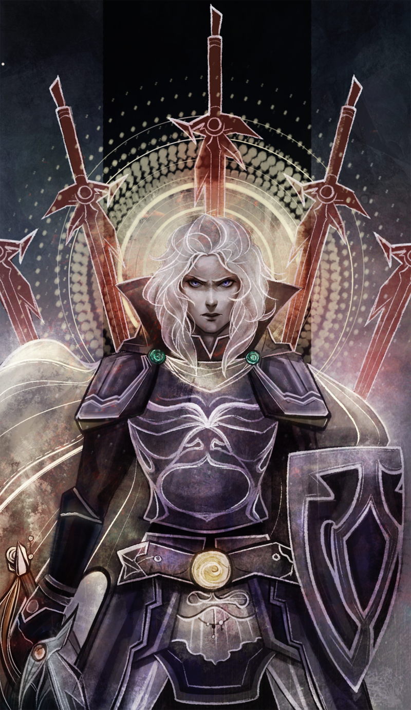 1boy, armor, aura, cape, curly_hair, dissidia_final_fantasy, final_fantasy, final_fantasy_i