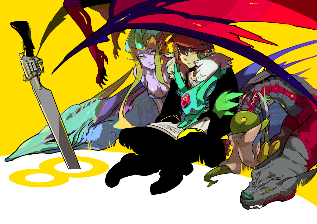 cerberus, diabolos, final_fantasy, final_fantasy_viii, gunblade, leviathan_(final_fantasy), magazine, shiva