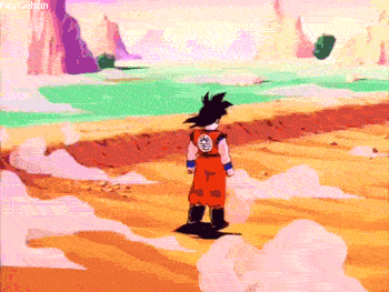 3boys, animated, animated_gif, dragon_ball, dragonball_z, lowres, maeda_minoru, multiple_boys