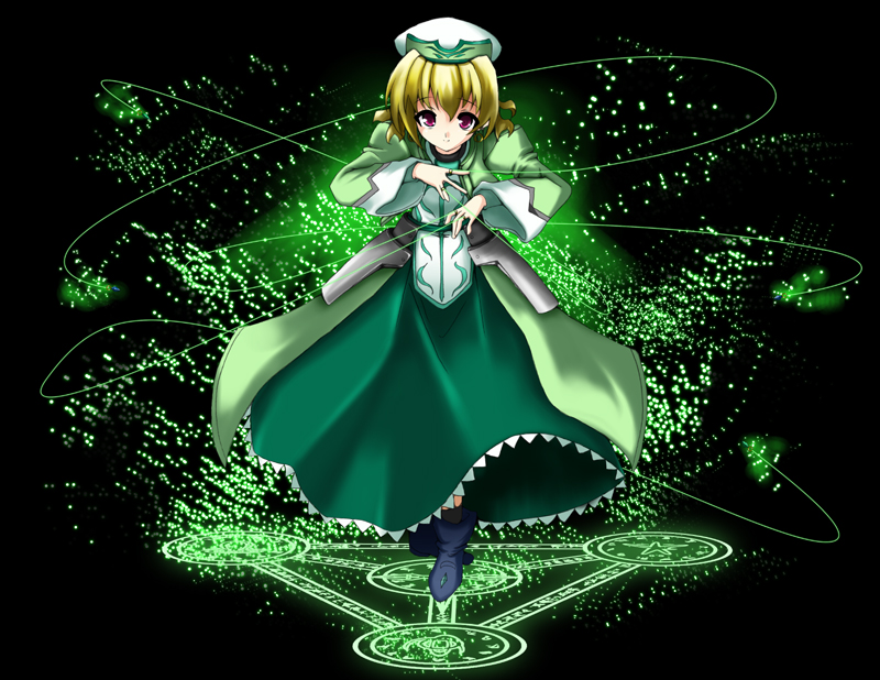 dress, hat, klarwind, magic_circle, mahou_shoujo_lyrical_nanoha, mahou_shoujo_lyrical_nanoha_a's, mahou_shoujo_lyrical_nanoha_a's, neo0079