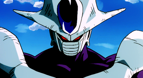 animated, animated_gif, black_hair, cooler_(dragon_ball), dragon_ball, dragonball_z, male_focus, punching