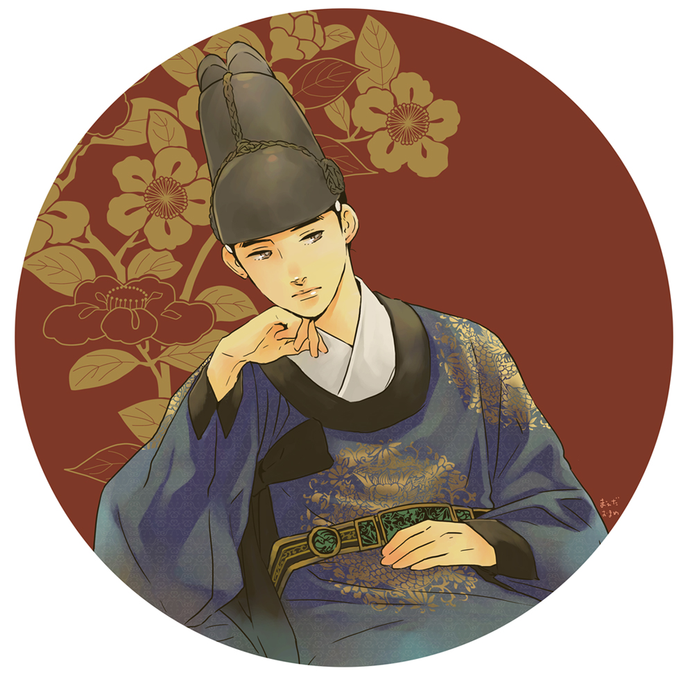 1boy, belt, chin_rest, circle, hat, ikseongwan, k-pop, korean_clothes