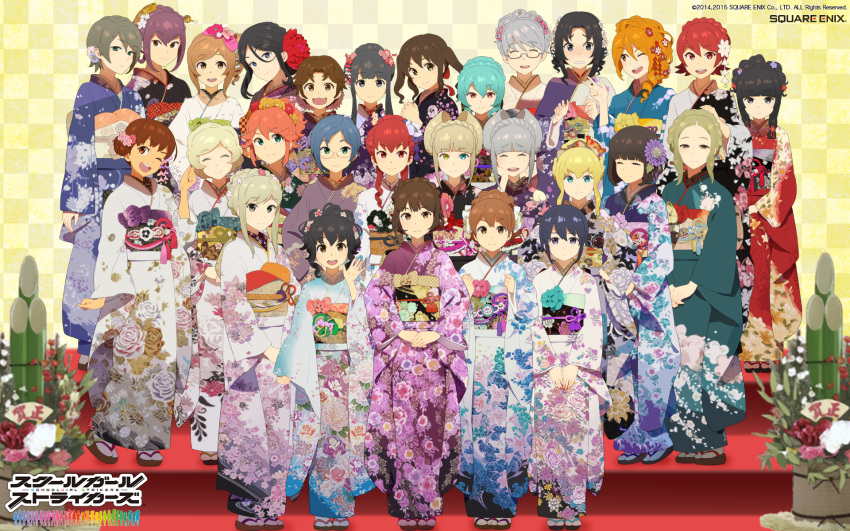 6+girls, aoi_yukie, chitose_yui, haishima_isari, haishima_kagari, hinomiya_niho, ibuki_imina, japanese_clothes