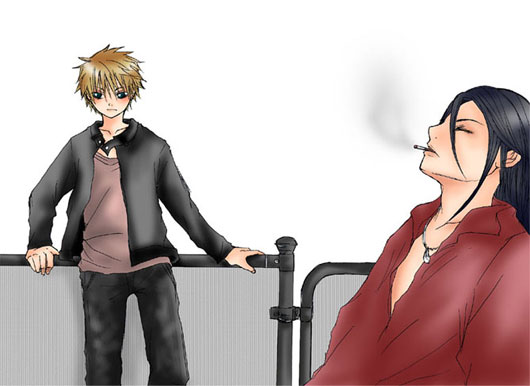 birdman, cigarette, galerians, rion, smoking
