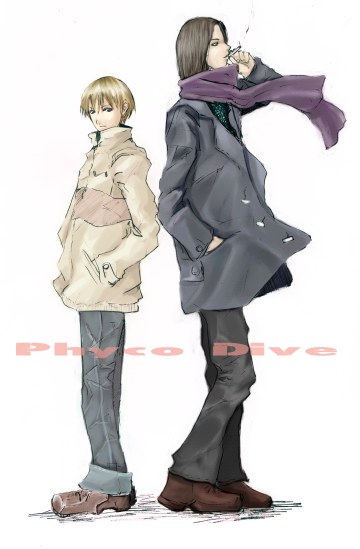 birdman, cigarette, galerians, rion, scarf, smoking