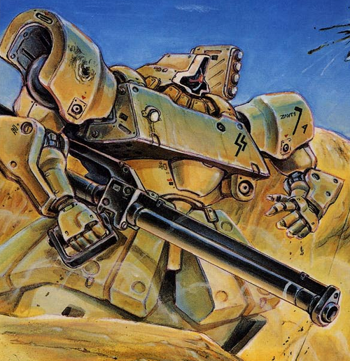 dowas, dowas_desert, fukuchi_hitoshi, gundam, mecha, mobile_suit_gundam, weapon