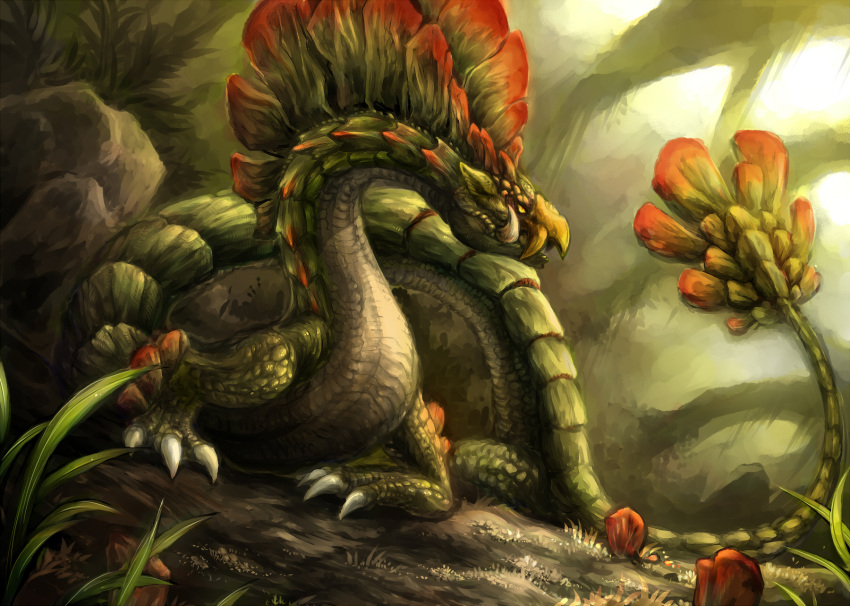 highres, monster_hunter, monster_hunter_4, najarala, no_humans, snake