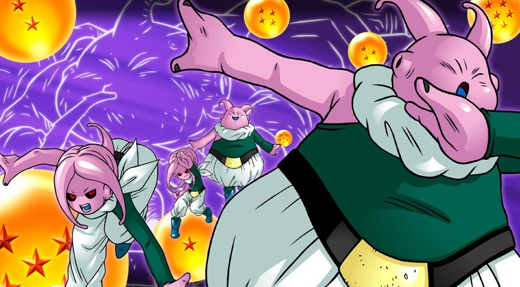 age_progression, black_sclera, dragon_ball, dragon_ball_(object), dragon_ball_online, majin_(race), monster_girl, pink_skin