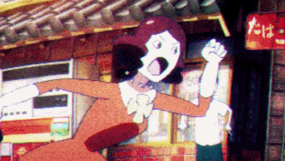 1girl, angry, animated, animated_gif, brown_eyes, death_parade, dress, fast