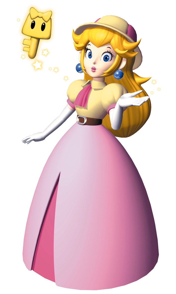 1girl, 3d, blonde_hair, blue_eyes, dress, earrings, gloves, hat