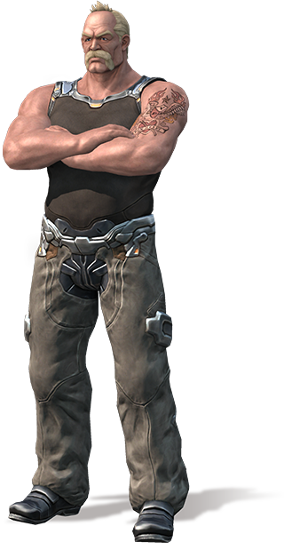 blonde_hair, facial_hair, jack_vandham, mustache, nintendo, official_art, tattoo, xenoblade_chronicles_x