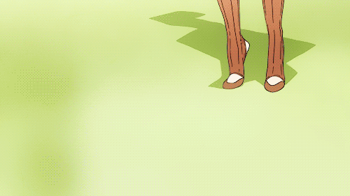 1girl, animated, animated_gif, brown_eyes, brown_hair, cyberagent, girlfriend_(kari), gymnastics, leotard, rhythmic_gymnastics, shina_kokomi, short_hair, solo