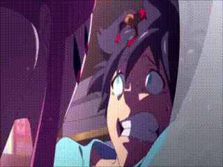 1boy, 1girl, animated, animated_gif, extra_eyes, lowres, me!me!me!, music_video