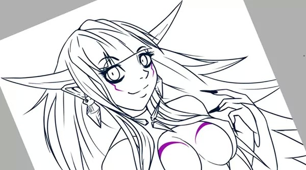 avenger_(android), breasts, castle_of_shadows, castlevania, death_(castlevania), fureshu, genderswap, horns, lineart, monster_girl, sisyphus, sisyphus_(castle_of_shadows)