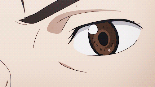1boy, 1girl, angry, animated, animated_gif, izumi_shin'ichi, kiseijuu, murano_satomi