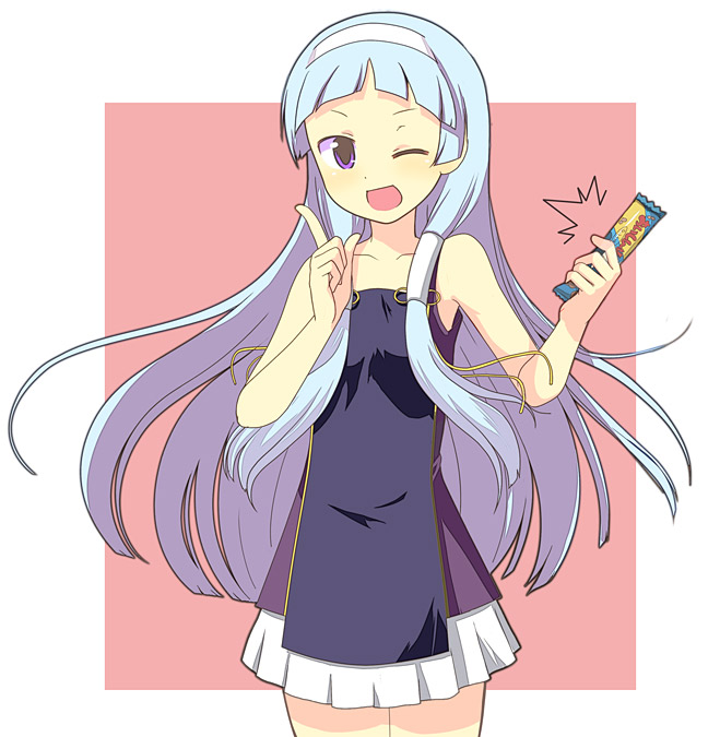 blue_hair, blunt_bangs, hair_tubes, hairband, kannagi, long_hair, nagi, nekoya