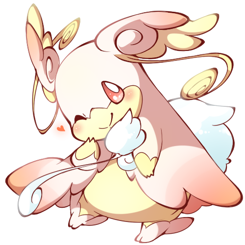 10s, alternate_form, audino, baachamu, blush, heart, mega_audino, nintendo