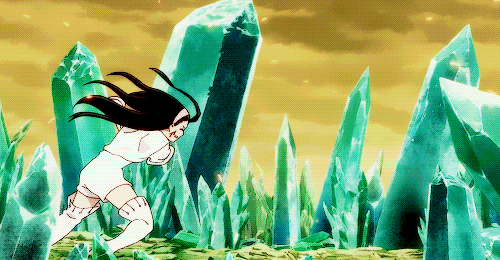 1boy, 1girl, animated, animated_gif, black_hair, closed_eyes, fighting, guila