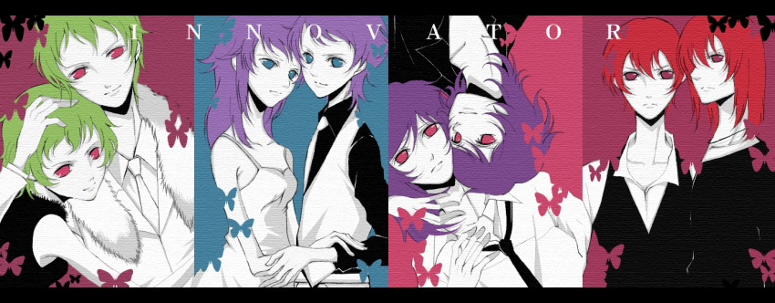 aya_(pixiv262840), bad_id, blue_eyes, bring_stabity, divine_nova, formal, green_hair, gundam