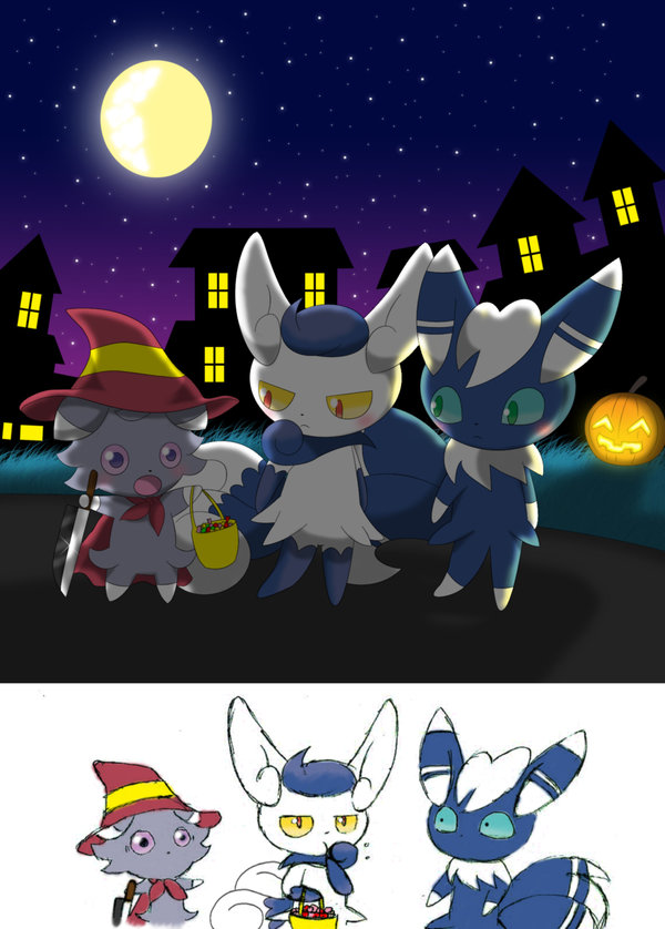 10s, candy, costume, espurr, fur, halloween, hat, meowstic