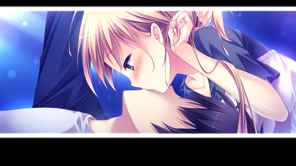 1girl, blue_eyes, blush, brown_hair, character_request, game_cg, hair_ornament, kanojo_ga_ore_ni_kureta_mono._ore_ga_kanojo_ni_ageru_mono.