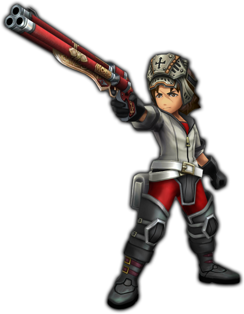 final_fantasy, final_fantasy_explorers, gun, official_art, square_enix, weapon