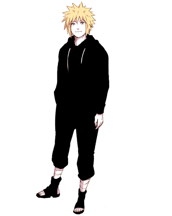 1boy, blonde_hair, male_focus, namikaze_minato, naruto, solo, spiky_hair, terragin