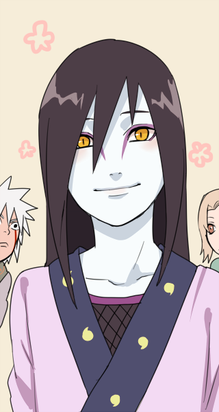 1girl, 2boys, child, jiraiya, lasting-801, multiple_boys, naruto, orochimaru, smile, tsunade, younger