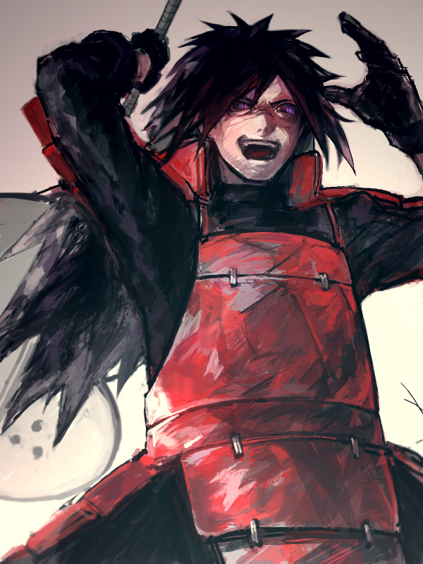 1boy, 8nemui, male_focus, naruto, naruto_shippuuden, solo, tagme, uchiha_madara