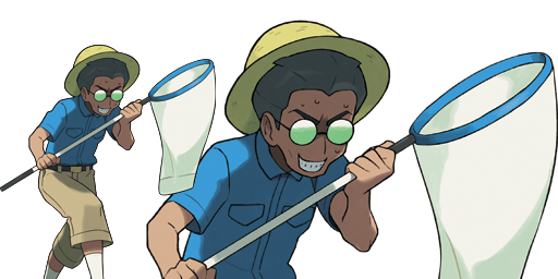 10s, bug_maniac_(pokemon), npc_trainer, official_art, pokemon, pokemon_(game), pokemon_oras, vector_trace