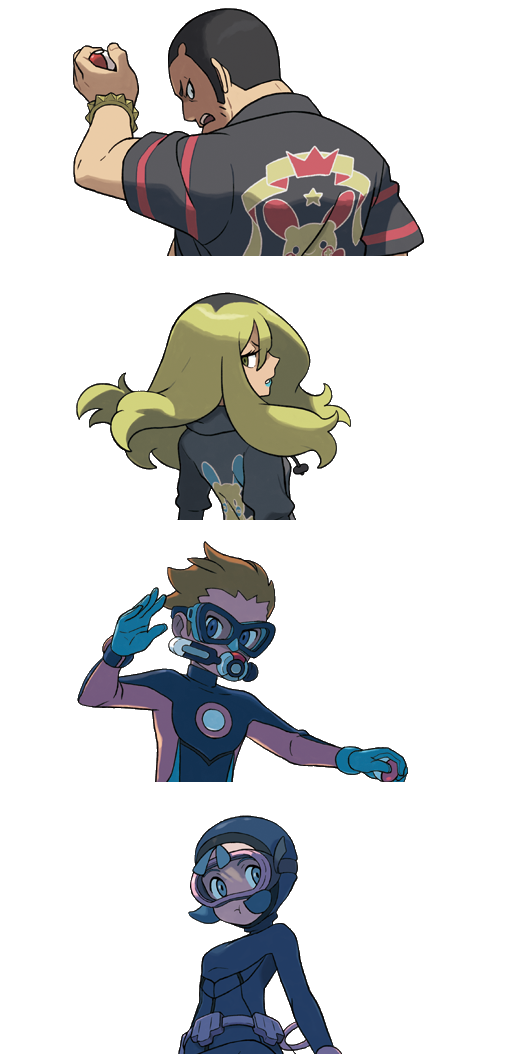 10s, 2boys, 2girls, delinquent_(pokemon), free_diver_(pokemon), minun, multiple_boys, multiple_girls, npc_trainer, official_art, plusle, pokemon, pokemon_(game), pokemon_oras, scuba_diver_(pokemon), street_punk_(pokemon), tagme, wetsuit