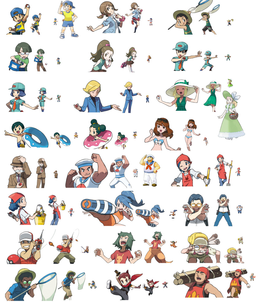 10s, battle_girl_(pokemon), bug_catcher_(pokemon), bug_maniac_(pokemon), camper_(pokemon), collector_(pokemon), fisherman_(pokemon), gentleman_(pokemon), highres, kindler_(pokemon), lady_(pokemon), lass_(pokemon), ninja_boy_(pokemon), npc_trainer, official_art, picnicker_(pokemon), poke_maniac, pokemon, pokemon_(game), pokemon_breeder_(pokemon), pokemon_oras, rich_boy_(pokemon), ruin_maniac_(pokemon), sailor_(pokemon), school_kid_(pokemon), swimmer_(pokemon), tagme, tuber_(pokemon), youngster_(pokemon)